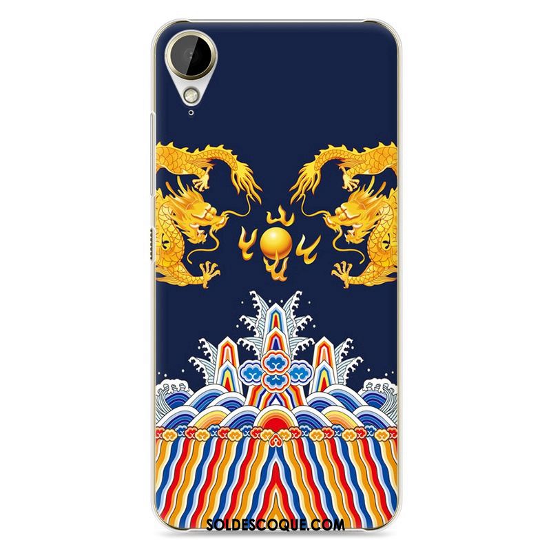 Coque Htc Desire 10 Lifestyle Créatif Jaune Amoureux Étui Téléphone Portable Pas Cher