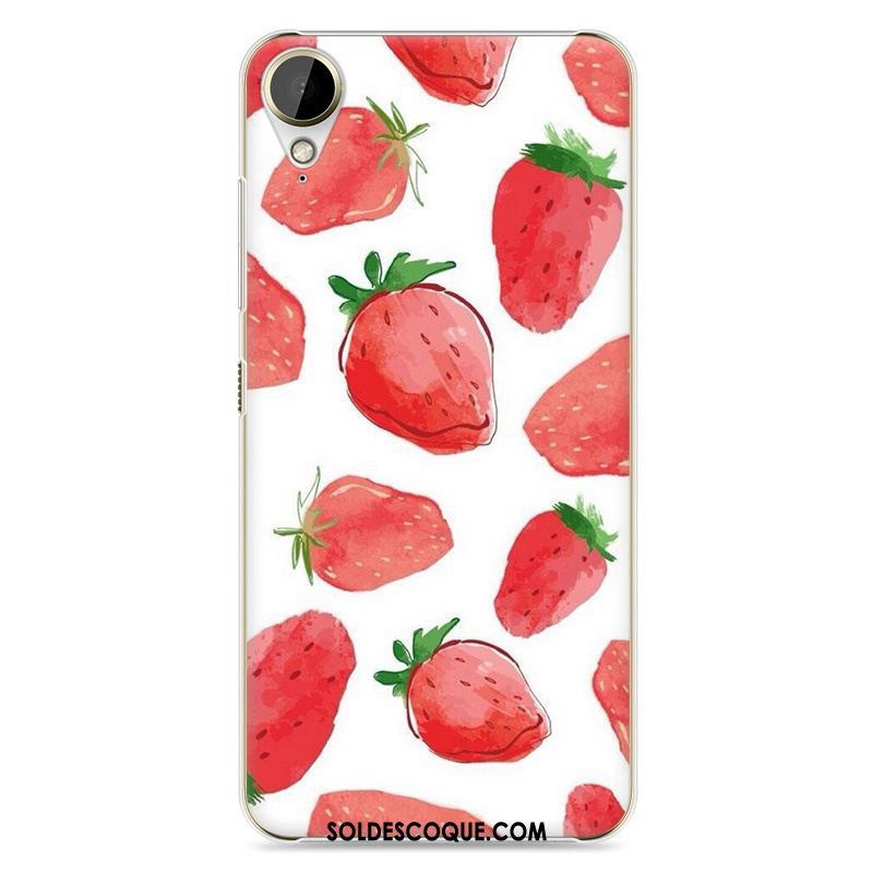 Coque Htc Desire 10 Lifestyle Incassable Créatif Difficile Téléphone Portable Rouge Pas Cher