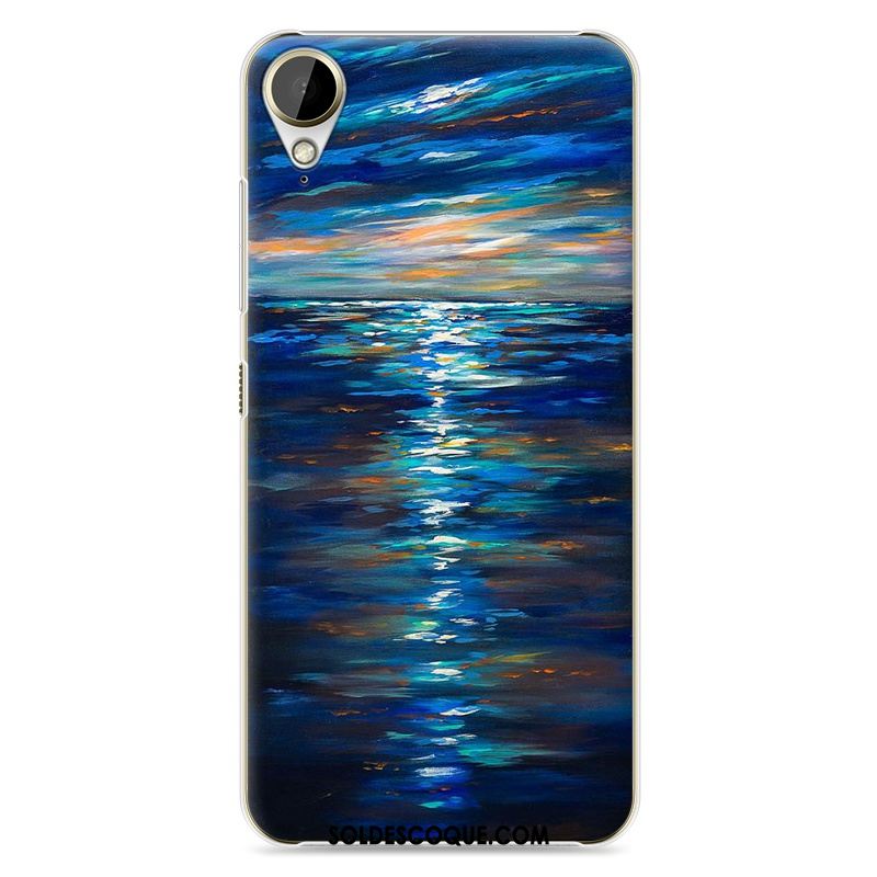 Coque Htc Desire 10 Lifestyle Incassable Peinture Difficile Noir Téléphone Portable En Vente