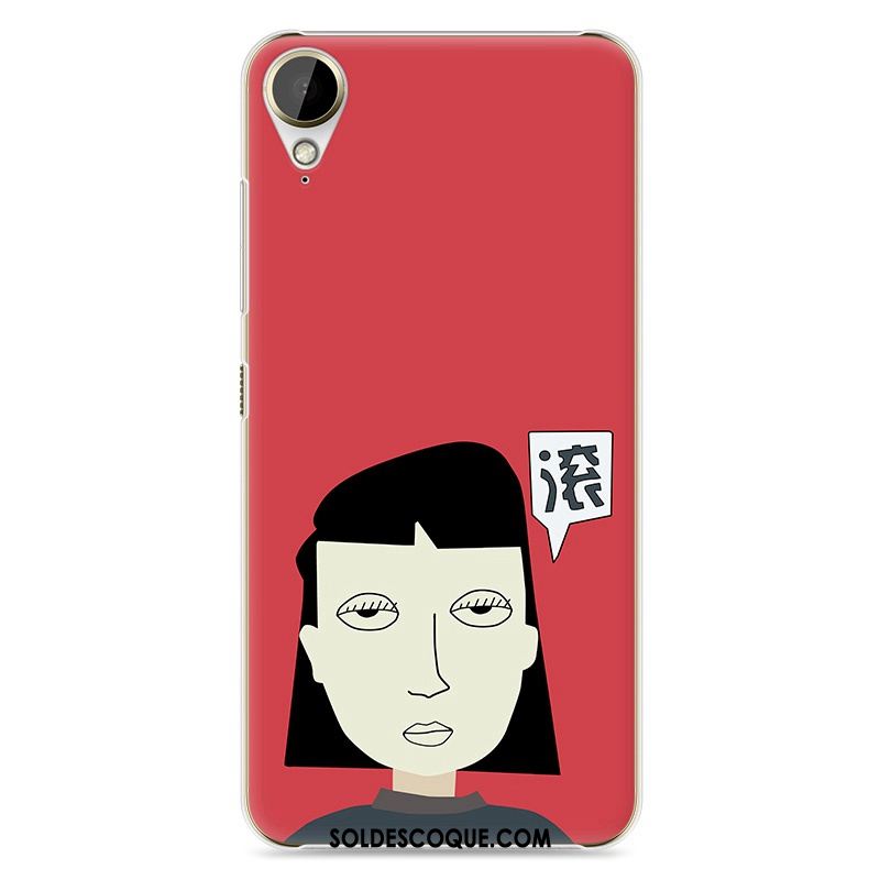 Coque Htc Desire 10 Lifestyle Rouge Difficile Téléphone Portable Créatif Tendance Pas Cher