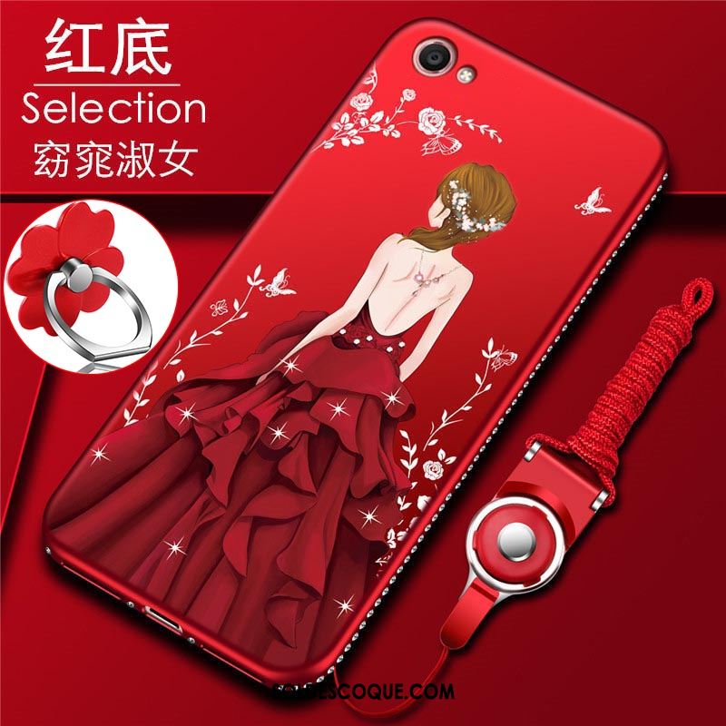 Coque Htc Desire 12 Rouge Tendance Fluide Doux Incassable Protection Pas Cher