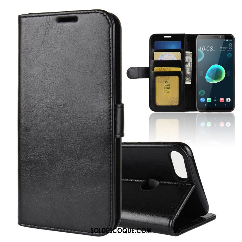 Coque Htc Desire 12+ Tout Compris Protection Étui Étui En Cuir Carte Housse En Vente