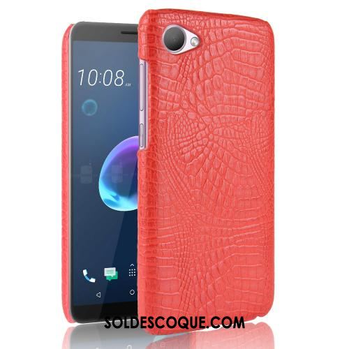 Coque Htc Desire 12 Téléphone Portable Vintage Incassable Cuir Simple En Vente