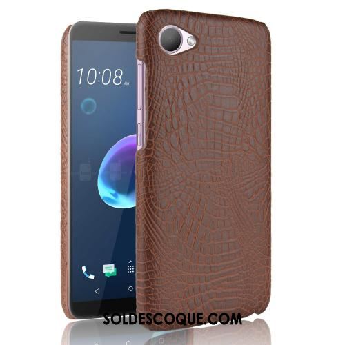 Coque Htc Desire 12 Téléphone Portable Vintage Incassable Cuir Simple En Vente