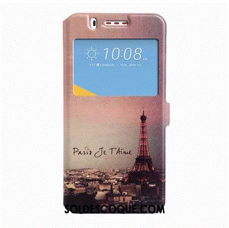 Coque Htc Desire 825 Dragon Support Protection Étui En Cuir Téléphone Portable France