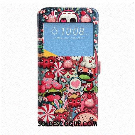 Coque Htc Desire 825 Dragon Support Protection Étui En Cuir Téléphone Portable France