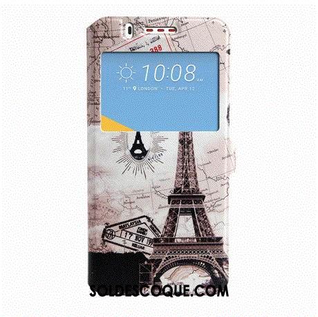 Coque Htc Desire 825 Dragon Support Protection Étui En Cuir Téléphone Portable France