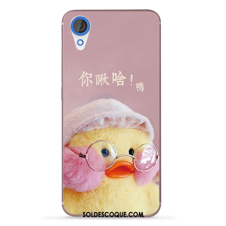 Coque Htc Desire 825 Fluide Doux Incassable Étui Canard Net Rouge Soldes