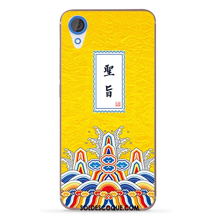 Coque Htc Desire 825 Personnalité Jaune Téléphone Portable Soldes