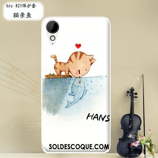 Coque Htc Desire 825 Téléphone Portable Fluide Doux Étui Multicolore Personnalisé En Vente