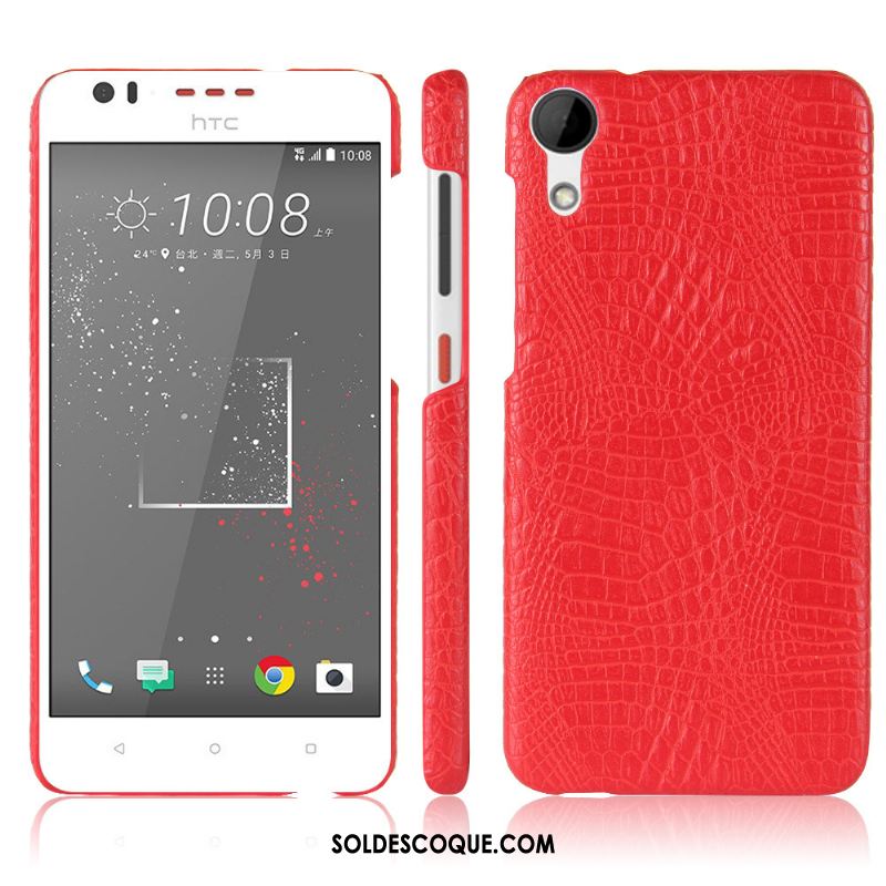 Coque Htc Desire 825 Étui Protection Crocodile Modèle Étui En Cuir Rose En Vente