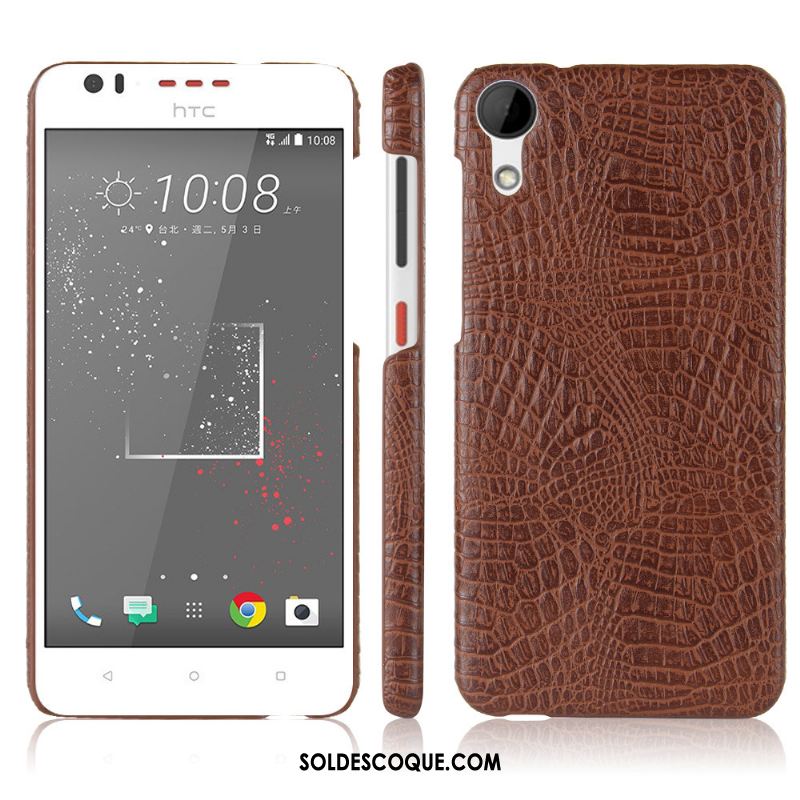 Coque Htc Desire 825 Étui Protection Crocodile Modèle Étui En Cuir Rose En Vente