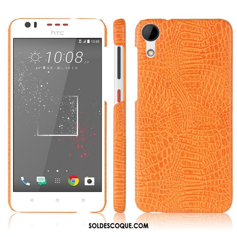 Coque Htc Desire 825 Étui Protection Crocodile Modèle Étui En Cuir Rose En Vente