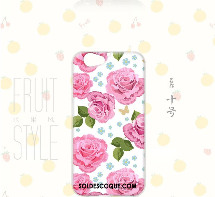 Coque Htc One A9s Floral Téléphone Portable Protection Peinture Rose En Ligne