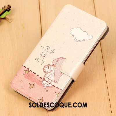 Coque Htc One A9s Étui En Cuir Clamshell Rose Téléphone Portable Protection Soldes