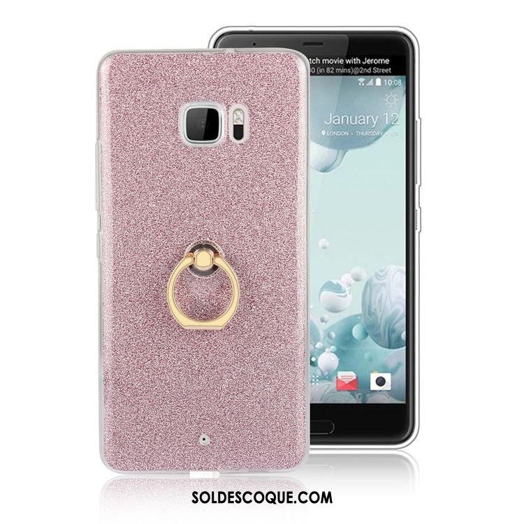 Coque Htc U Ultra Anneau Silicone Rose Business Téléphone Portable France