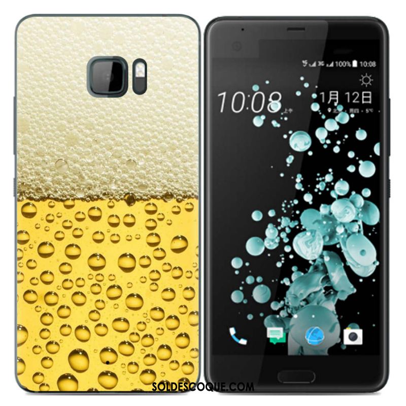 Coque Htc U Ultra Créatif Peinture Multicolore Mode Silicone Soldes