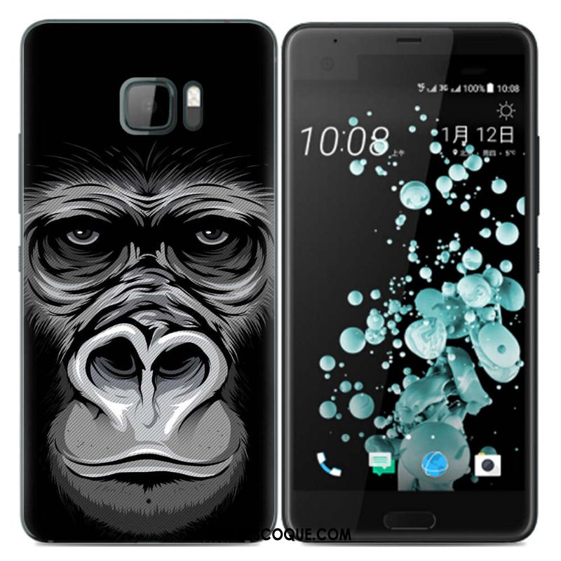 Coque Htc U Ultra Créatif Peinture Multicolore Mode Silicone Soldes