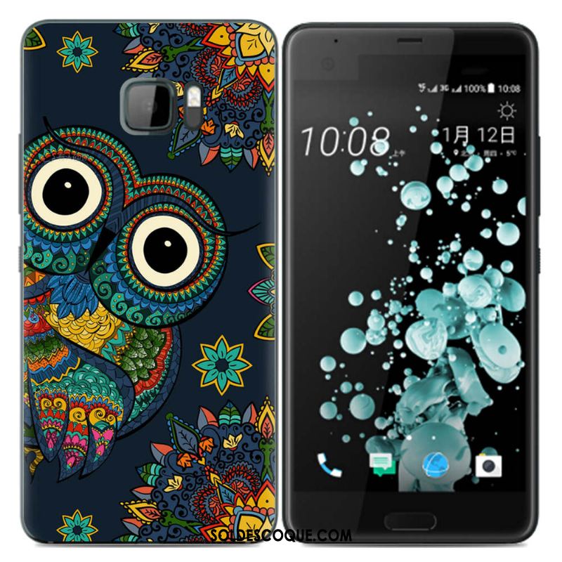 Coque Htc U Ultra Créatif Peinture Multicolore Mode Silicone Soldes