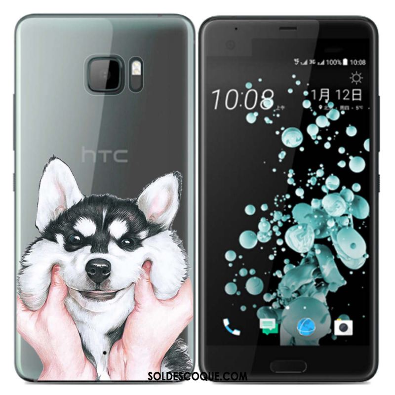 Coque Htc U Ultra Créatif Peinture Multicolore Mode Silicone Soldes