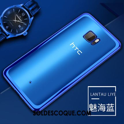 Coque Htc U Ultra Fluide Doux Silicone Téléphone Portable Bleu Étui En Vente