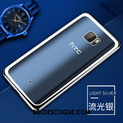 Coque Htc U Ultra Fluide Doux Silicone Téléphone Portable Bleu Étui En Vente