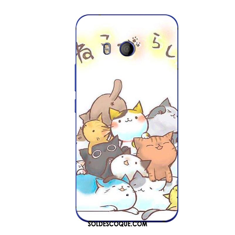 Coque Htc U11 Bleu Silicone Dessin Animé Étui Téléphone Portable En Ligne