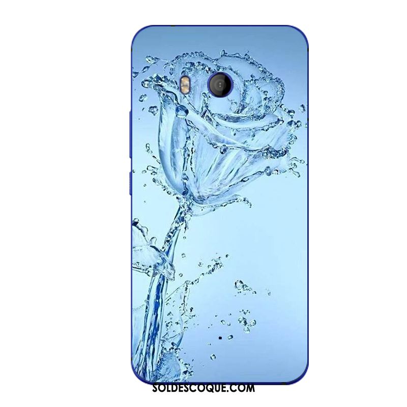 Coque Htc U11 Bleu Silicone Dessin Animé Étui Téléphone Portable En Ligne