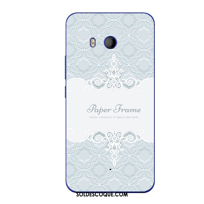 Coque Htc U11 Bleu Silicone Dessin Animé Étui Téléphone Portable En Ligne