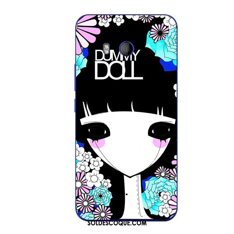 Coque Htc U11 Bleu Silicone Dessin Animé Étui Téléphone Portable En Ligne