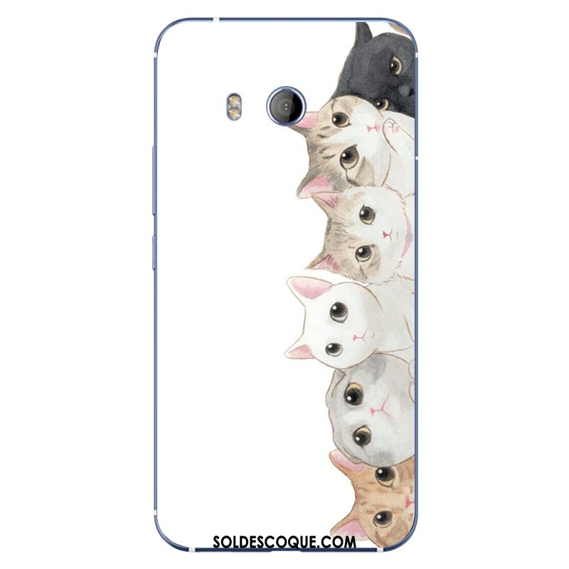 Coque Htc U11 Créatif Dessin Animé Rose Fluide Doux Personnalité Soldes