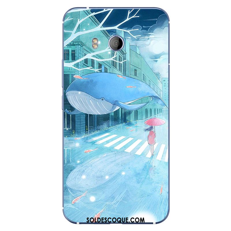 Coque Htc U11 Créatif Dessin Animé Rose Fluide Doux Personnalité Soldes