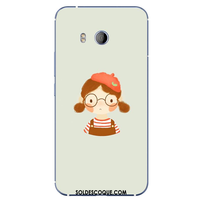 Coque Htc U11 Créatif Dessin Animé Rose Fluide Doux Personnalité Soldes