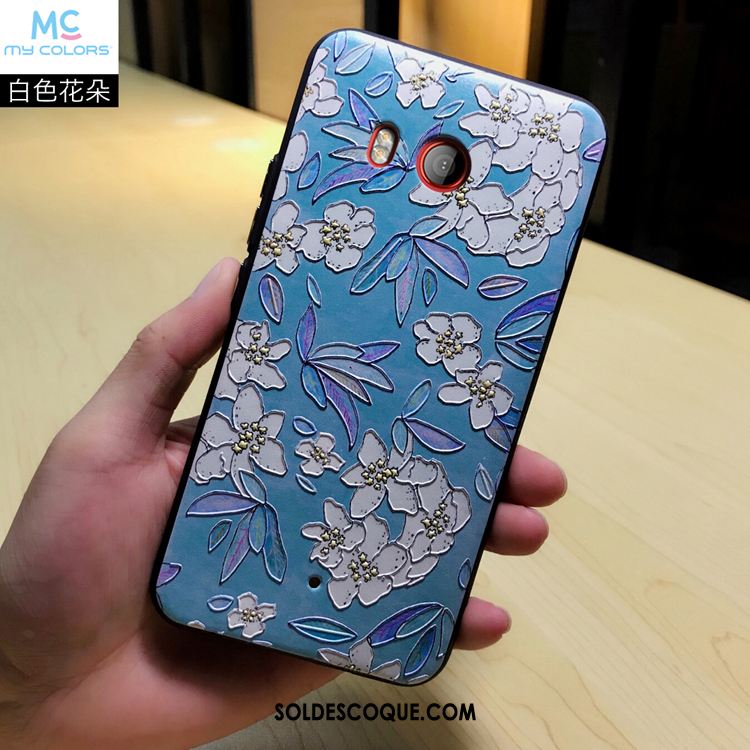 Coque Htc U11 Dessin Animé Amoureux Gaufrage Téléphone Portable Chat Pas Cher