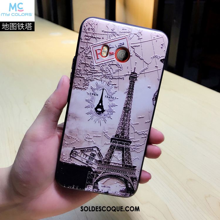 Coque Htc U11 Dessin Animé Amoureux Gaufrage Téléphone Portable Chat Pas Cher