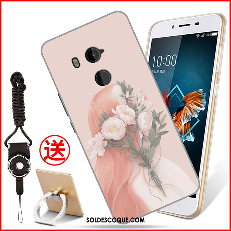 Coque Htc U11+ Fluide Doux Rose Protection Téléphone Portable Étui Housse Pas Cher