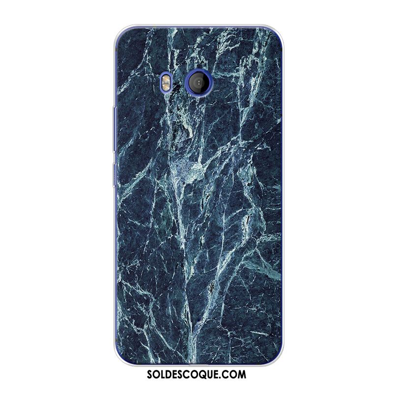 Coque Htc U11 Incassable Protection Tendance Grand Bleu Soldes