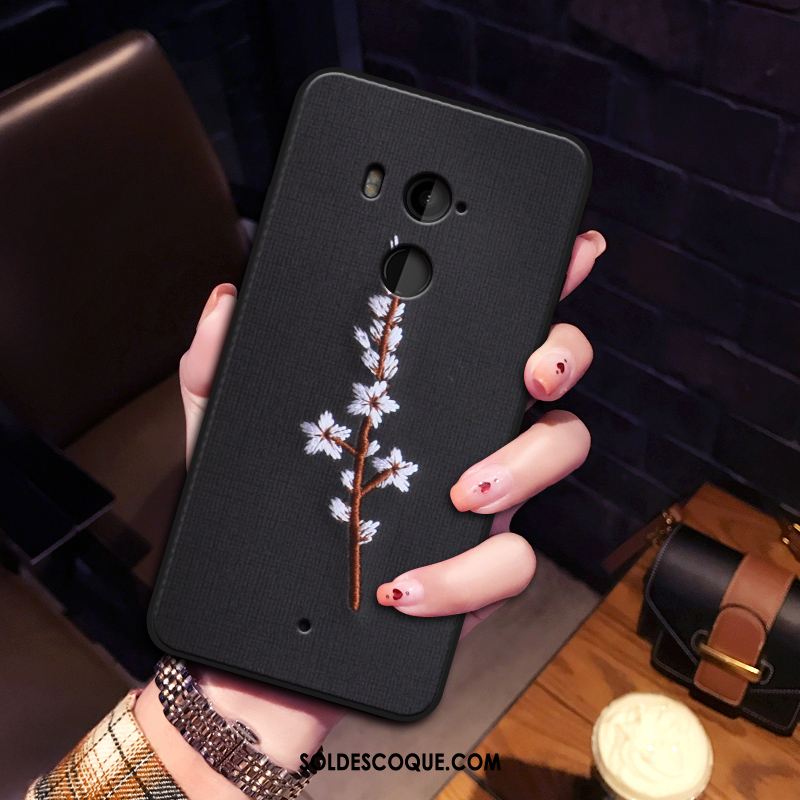 Coque Htc U11+ Incassable Tout Compris Personnalité Silicone Noir Soldes