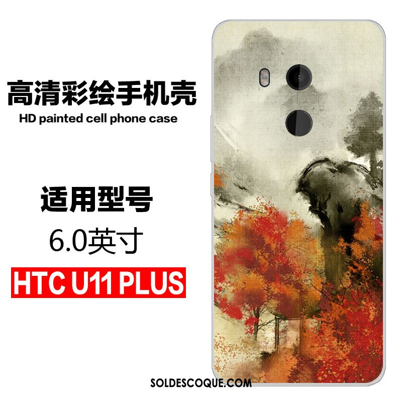 Coque Htc U11+ Incassable Téléphone Portable Dessin Animé Fluide Doux Protection Housse En Ligne