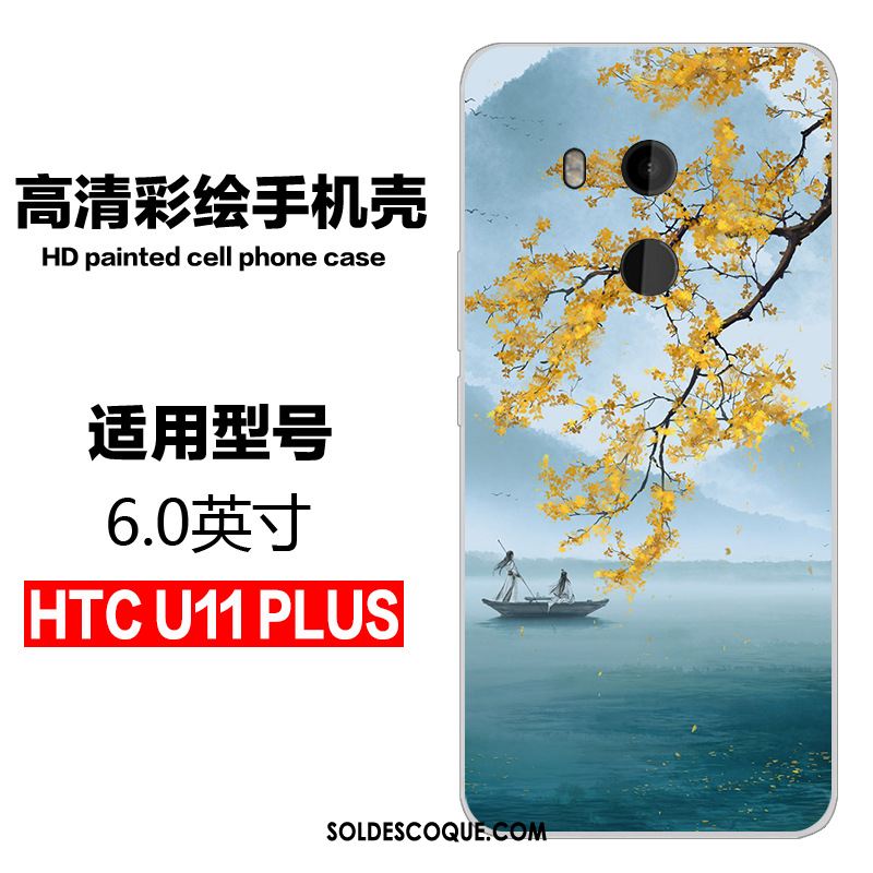 Coque Htc U11+ Incassable Téléphone Portable Dessin Animé Fluide Doux Protection Housse En Ligne