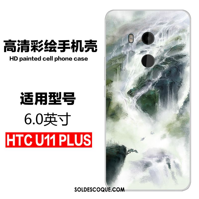 Coque Htc U11+ Incassable Téléphone Portable Dessin Animé Fluide Doux Protection Housse En Ligne