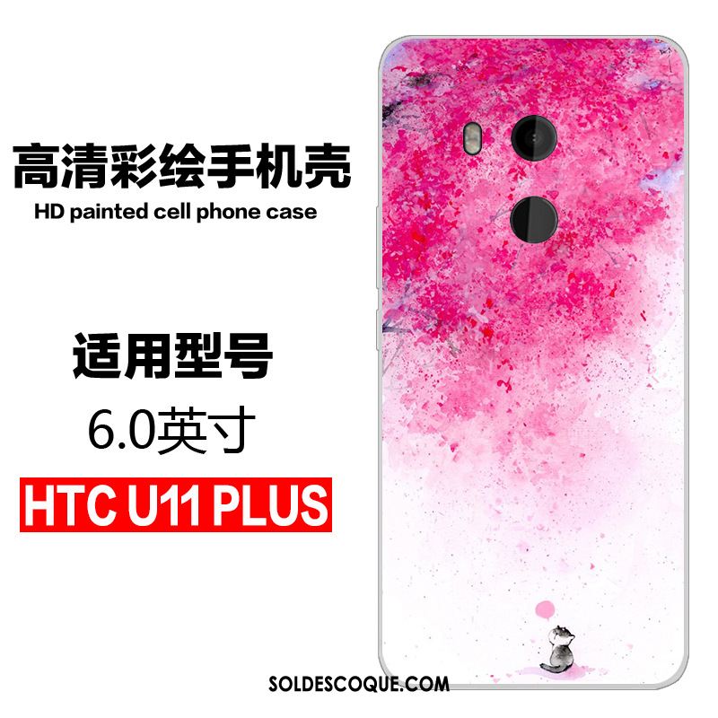 Coque Htc U11+ Incassable Téléphone Portable Dessin Animé Fluide Doux Protection Housse En Ligne