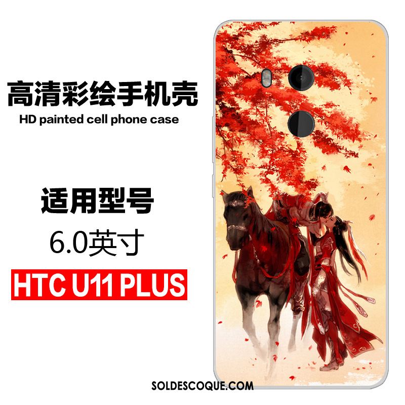 Coque Htc U11+ Incassable Téléphone Portable Dessin Animé Fluide Doux Protection Housse En Ligne