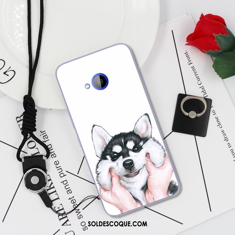 Coque Htc U11 Life Fluide Doux Gris Dessin Animé Protection Incassable Pas Cher