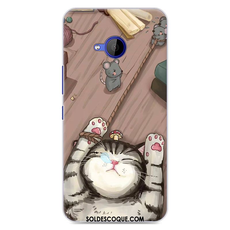 Coque Htc U11 Life Fluide Doux Peinture Jeunesse Dessin Animé Protection Soldes