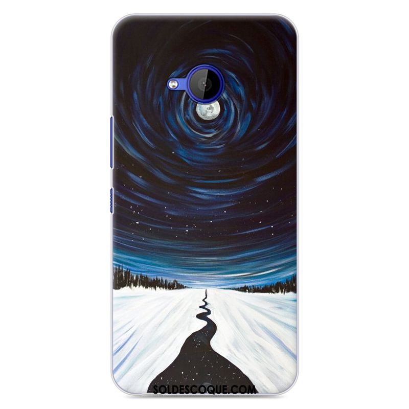 Coque Htc U11 Life Fluide Doux Peinture Jeunesse Dessin Animé Protection Soldes