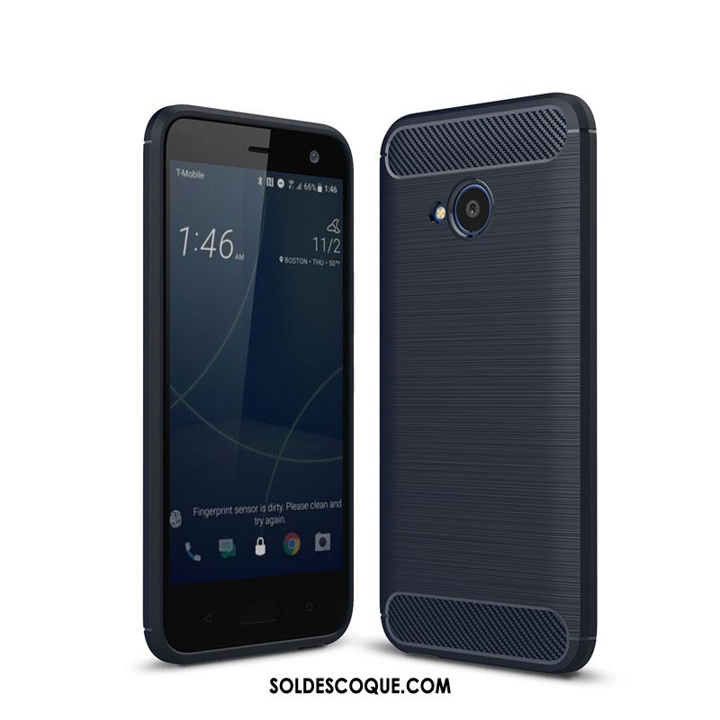 Coque Htc U11 Life Fluide Doux Silicone Noir Protection Tout Compris En Vente