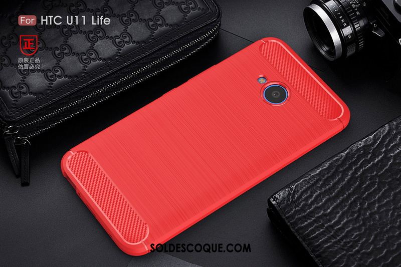 Coque Htc U11 Life Incassable Rouge Téléphone Portable Tout Compris Étui Pas Cher