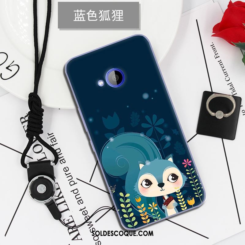 Coque Htc U11 Life Personnalité Bleu Dessin Animé Incassable Silicone Housse Pas Cher