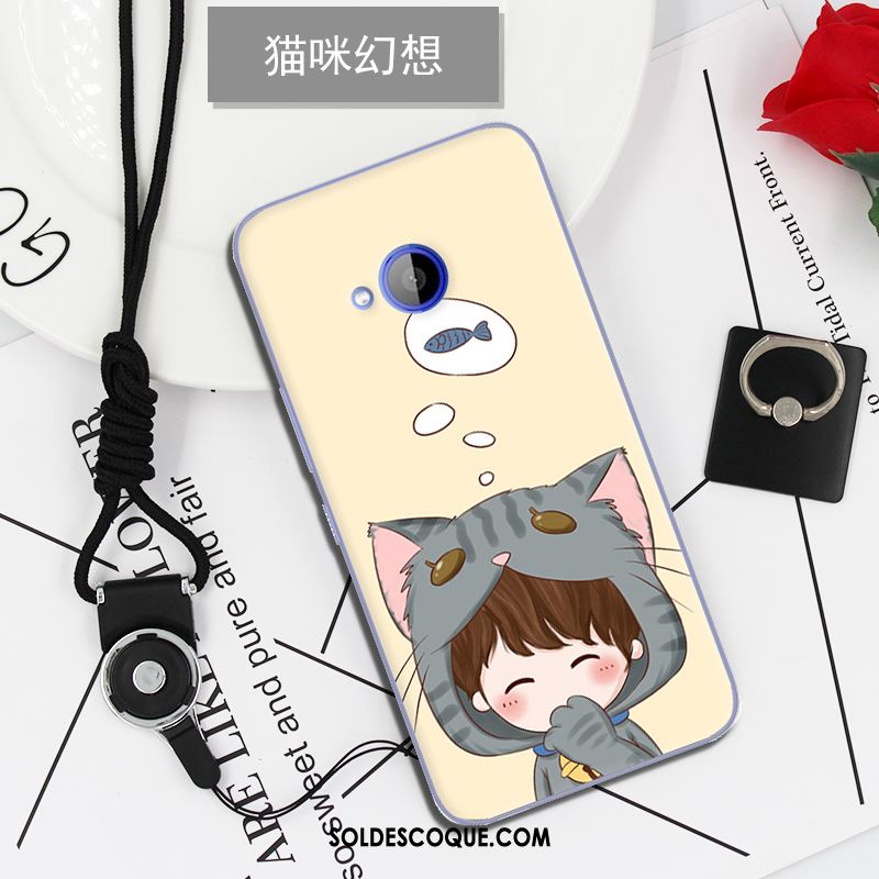 Coque Htc U11 Life Personnalité Bleu Dessin Animé Incassable Silicone Housse Pas Cher